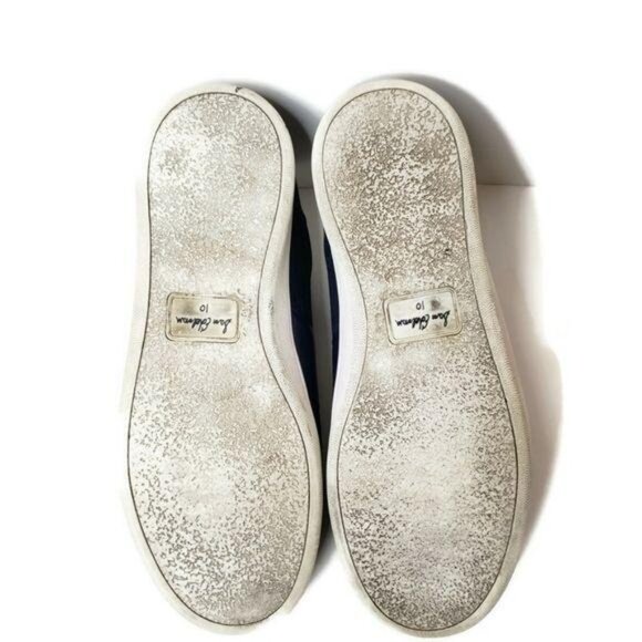 Sam Edelman men Denim navy blue Lace-Up Sneakers Size 10 Blue & White - Picture 9 of 10